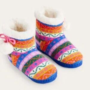 Boden Kids Slipper Boots NWT